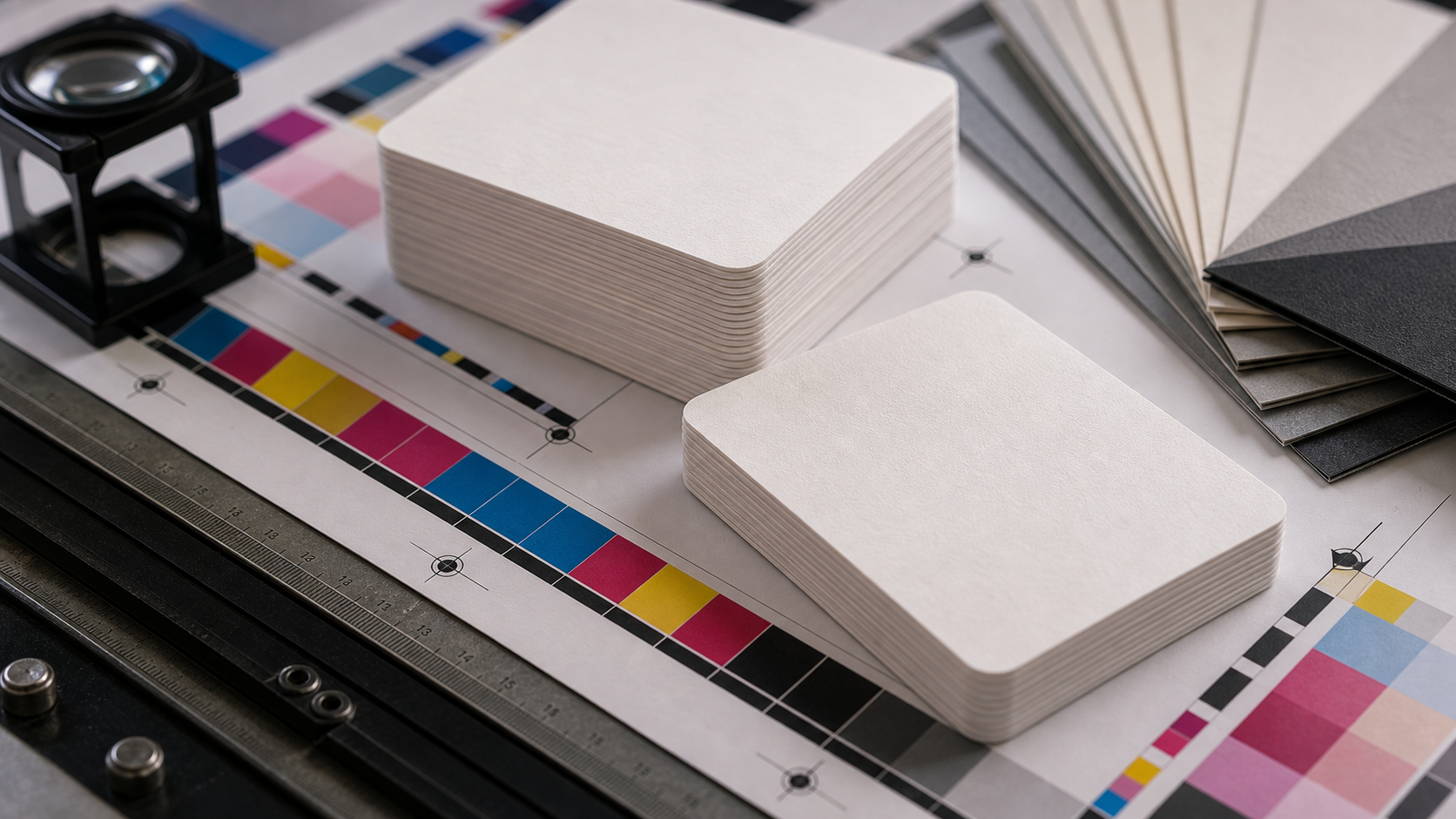 Dettaglio ravvicinato di stampati e materiali tipografici